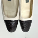 Bally Mariner Cap Toe Leather Pumps Brown Cream Size 7 Photo 3