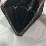 Kate Spade NWT  navy blue floral print zip around wallet Photo 4