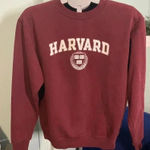 Champion Vintage  Harvard‎ hoodie burgundy size medium Photo 0