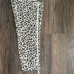 J.Crew  Ruffle Waist Leopard Print Linen Pants in Ivory Size 2 Photo 10