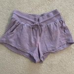 Periwinkle Drawstring Shorts Purple Size M Photo 2