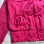 Nike Sportswear Track Jacket Full Zip Pink White Stripe Bomber Small S Women's Photo 3