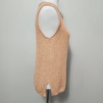 Marled By Reunited Apricot Scoopneck Sleeveless Knit Sweater Tank Size Medium Photo 1