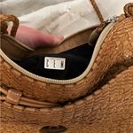 Vintage Brazilian Leather CEM Crossbody Woven Bag Brown Photo 1