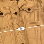 Free People tan Denim Jean jacket Photo 2