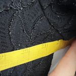 Laura Scott Vintage Black Lace Cardigan Sweater Y2K Gothic Whimsigoth Fairy Grunge Large Photo 5