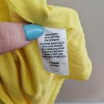 BP  Tube Top Crop Strapless Solid Yellow Casual Summer Plus Vacation Neutral Photo 6