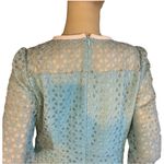 FANY I SEAFOAM GREEN LACE RETRO STYLE SHIFT DRESS NWT (L) Blue Size L Photo 5