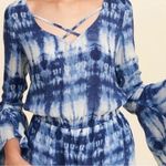 Hollister  Blue Tie-Dye Romper Photo 5