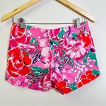 Lilly Pulitzer A Thing Called Love Floral Callahan Shorts 0 Bright Preppy Pink Photo 5