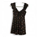 Urban Outfitters Black Floral Mini Dress Photo 1