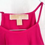 Michael Kors  MK COLD SHOULDER RED FLOUNCE LONG SLEEVE TOP Photo 5