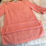 Talbots  open knit cotton tunic sweater Women’s size Large Beachy Vacation Pastel Photo 7