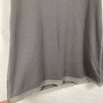 Old Navy  Y2K Womens L Gray Lace Trim Ribbed Fitted Tank Top Preppy Layering Photo 7