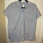 Tuckernuck POMANDER PLACE Blue Stripe Rae Blouse size xxl Photo 1