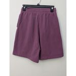 Nike  Essentials Women's Shorts High Rise Fleece Inseam 6 In DM6123-100 Purple XS Photo 15