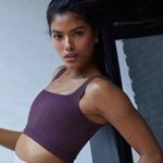 Free People NWOT  Happiness Runs Squareneck Crop Purple size XS/S Photo 0