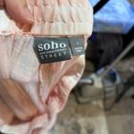 Soho  Street womens tie die lightweight semi sheer jogger pants pink L Photo 2