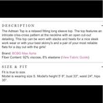 BCBGMAXAZRIA  Adrean Twist Front Long Sleeve Top Women’s Size Large New w/ tags! Photo 3