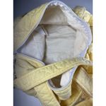 Jacadi Quilted Baby Diaper Bag Yellow Tote French Boutique Retro Style Photo 5