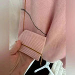 Free People NWT  Sandrine Rose Bubble Sweater ~ Powder ~ S (oversized) Photo 5