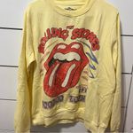 The Rolling Stones  Yellow Crewneck Sweatshirt Photo 1