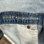 American Eagle  Womens Highest Rise Mom Short Blue‎ Jean Shorts Size 16 33W NEW Photo 2