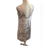 LA Hearts L.A. Hearts Strappy V Neck, Silver Gray Pink Velvet Mini Dress WORN ONCE. Size S Photo 3