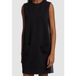 ✨ATM Anthony Thomas Melillo Women Black Woven Sleeveless Shift Sz XS Dress✨ Photo 2