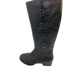 Ecco  black leather riding boots size 39 (8) womens boots Photo 4