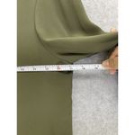 EXPRESS  Women's Blouse Solid Olive Green Size Small 1/2 Zip 3/4 sleeve Photo 6