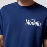 Urban Outfitters Modelo Cerveza Pigment Dye Tee NWT Size M - Navy Photo 2