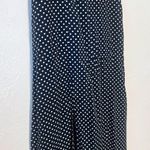 Lulus Dream Love Off-the-Shoulder Maxi Dress Navy Blue Polka Dot Size XS Photo 4