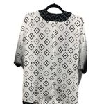 Ecote Urban Outfitters  Black/White Short Geometric Print Kimono Sz S NWOT Photo 2