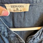 Zenana Outfitters  Blue Denim Jogger Style Jumpsuit Photo 1