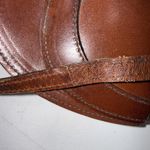 Vintage Frizzoni Firenze Brown Old Money Classic Leather Crossbody Purse Photo 10