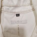 7 For All Mankind White Denim Fringed Dress Size XS Photo 2