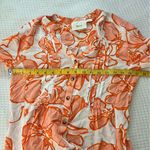 Maeve  ANTHROPOLOGIE‎ Floral Pin-tucked Floral Buttondown top Size Small Photo 9