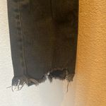 Abercrombie & Fitch Black Washed Ankle Straight Ultra High Rise Distressed Jeans Photo 6