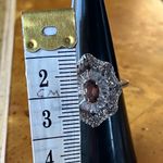 Color Changing Garnet Sterling Silver Cocktail Ring Size 7 Brown Photo 7