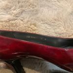 Stuart Weitzman Stuart Weitzman 8 Square Toe Heels Red Patent Shoes Photo 7