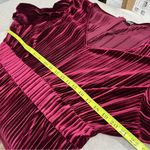SheIn Velour one piece maroon burgundy Jumpsuit  curve 2xl Photo 4
