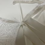 Selfie Leslie NEW! Shanice Lace Trim Sweetheart Midi Dress White slbd3366 Small Photo 5