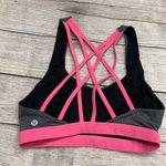 Lululemon Free To Be Serene Bra Heathered Black / Flash Light Tone Photo 4