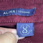 NYDJ  size 8 Aliana jegging corduroy pants Women's Burgundy lift tuck technology Photo 4
