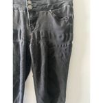 Wall Flower Jeans Women’s 5 Black Skinny High Rise Triple Button Emo Grunge Goth Photo 5