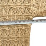 Willow & Clay  Mohair Pointelle Cream Sweater Lrg Coquette Soft Girl Cottagecore Photo 5