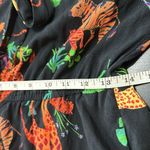 Modcloth Black Jungle Print Romper, Large Photo 4