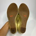 Cole Haan  gold leather wedge‎ espadrilles women’s size 8.5 dressy party metallic Photo 5