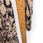 Soma  Snake Print Faux Wrap Dress size Medium Photo 7